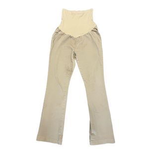 Motherhood Maternity khaki Pants Boot cut 0125